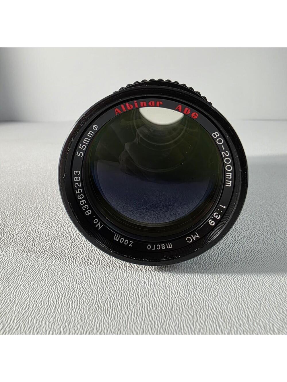 Albinar ADG 80-200mm 1:3.9 Macro Zoom Lens for Canon FD Mount - Black